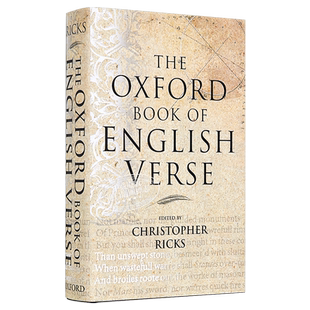 牛津英语诗歌 英文原版 The Oxford book of English verse 英国诗歌 Christopher Ricks 莎士比亚 华兹华斯【中商原版】