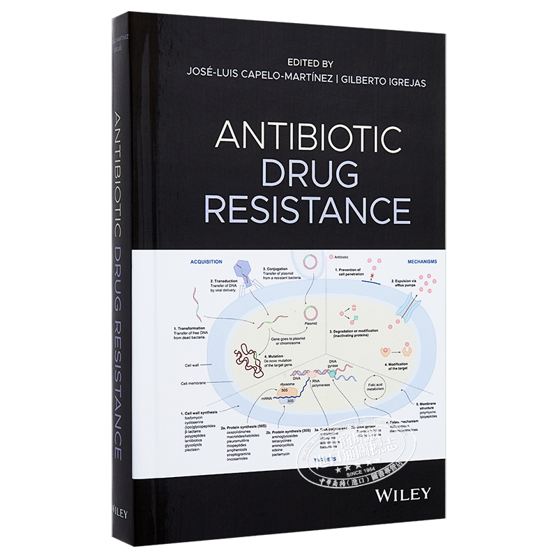 现货 抗生素耐药性 Antibiotic Drug Resistance 英文原版 José-Luis Capelo-Martínez 中商原版