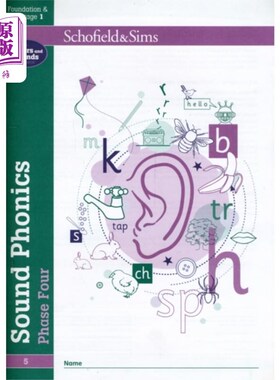 海外直订Sound Phonics Phase Four: EYFS/KS1, Ages 4-6 第四阶段:EYFS/KS1, 4-6岁