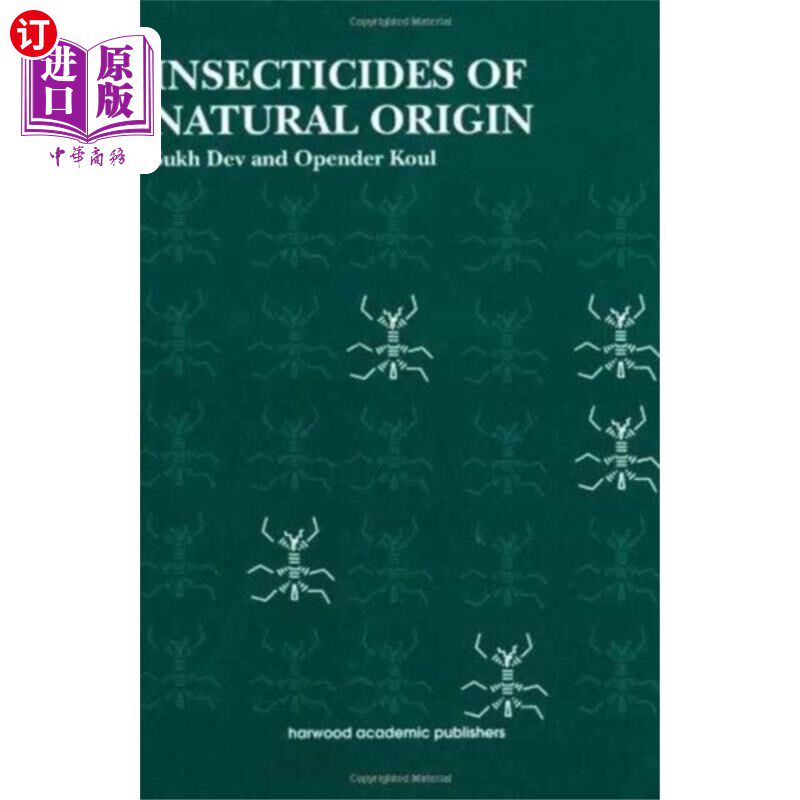 海外直订Insecticides of Natural Origin 天然杀虫剂