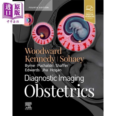 现货 诊断成像 产科 第4版 英文原版 Diagnostic Imaging Obstetrics Paula J Woodward【中商原版】Elsevier