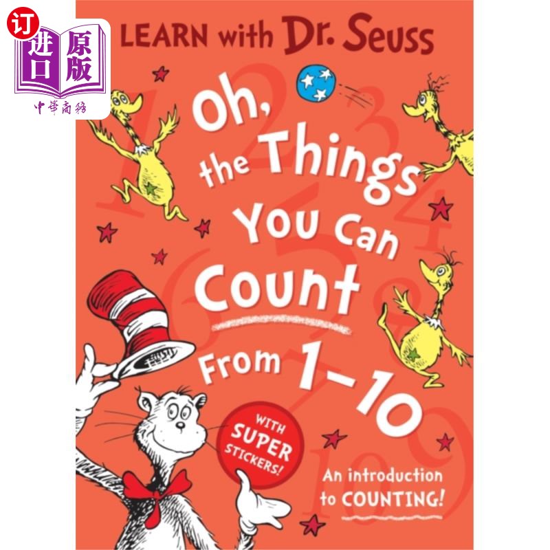 海外直订Oh, The Things You Can Count From 1-10 哦,你可以从1-10数的事情