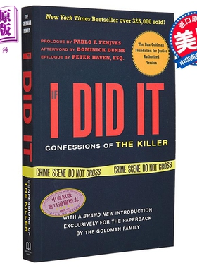 如果是我干的 凶手自白 英文原版 If I Did It Confessions of the Killer The Goldman Family【中商原版】