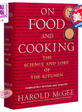 【中商原版】食经与烹饪法 英文原版 食经 On Food And Cooking  Harold McGee James Bennett Pty 书籍