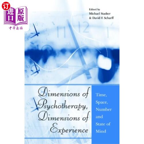 海外直订Dimensions of Psychotherapy, Dimensions of Exper... 心理治疗的维度，体验的维度