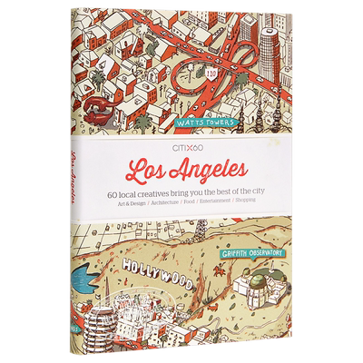 现货 CITIX60 CITY GUIDES - LOS ANGELES 英文原版 创意城市指南：洛杉矶 旅游【中商原版】