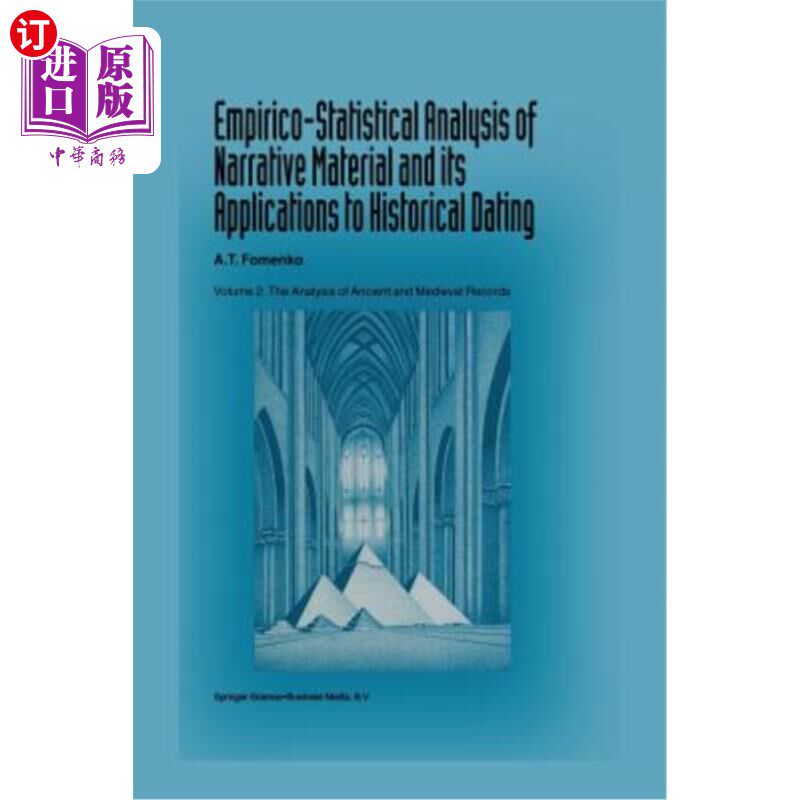 海外直订Empirico-Statistical Analysis of Narrative Material and Its Applications to Hist 叙事材料的经验统计分析及其