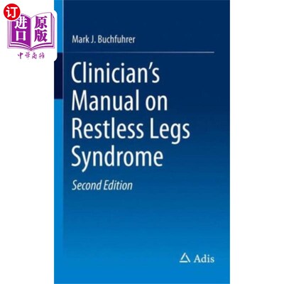 海外直订医药图书Clinician's Manual on Restless Legs Syndrome 不宁腿综合征临床医生手册