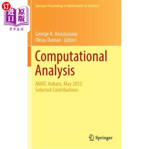 海外直订Computational Analysis: Amat, Ankara, May 2015 Selected Contributions 计算分析:阿马特，安卡拉，2015年5月选