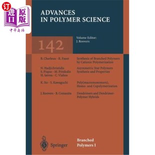 海外直订Branched Polymers I 支化聚合物I