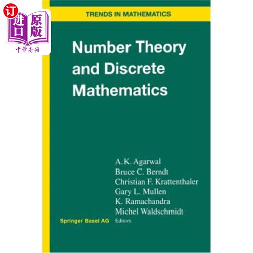 海外直订Number Theory and Discrete Mathematics 数论与离散数学“，