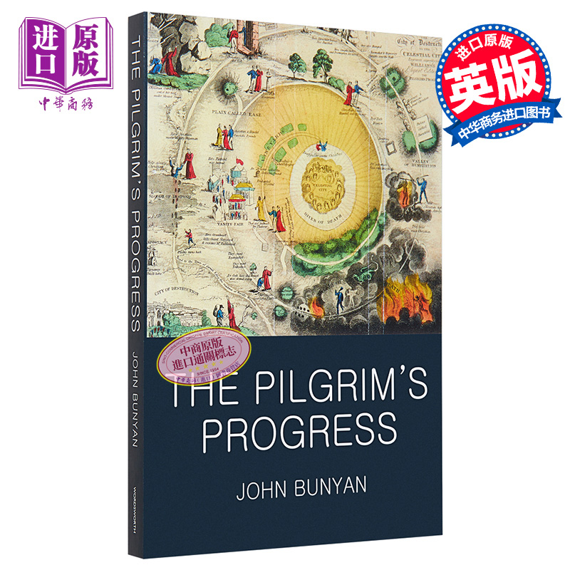 【中商原版】天路历程英文原版小说英文版 Pilgrim's Progress 班杨John Bunyan