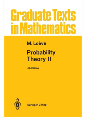 现货 概率论2 Probability Theory II 英文原版 M. Loeve【中商原版】
