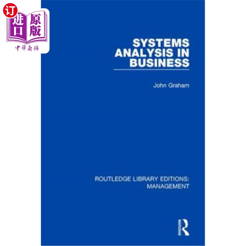 海外直订Systems Analysis in Business 商业系统分析