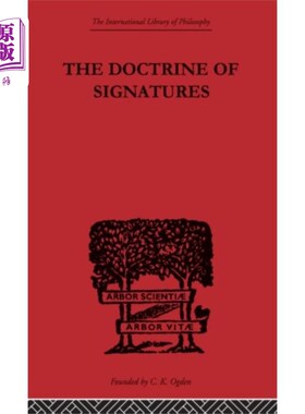 海外直订Doctrine of Signatures 签名原则