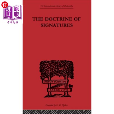 海外直订Doctrine of Signatures 签名原则