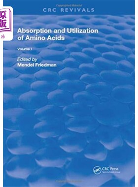 海外直订Absorption and Utilization of Amino Acids 氨基酸的吸收利用
