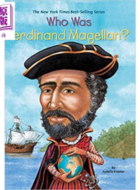 现货 Who Was系列 谁是斐迪南·麦哲伦 Who Was Ferdinand Magellan 儿童历史人物科普百科 英文原版 7-12岁【中商原版】