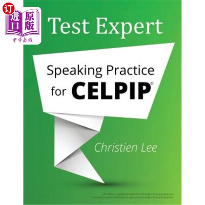 海外直订Test Expert: Speaking Practice for Celpip(r) 测试专家：CELPIP口语练习（R）