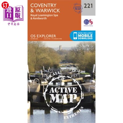 海外直订Coventry and Warwick, Royal Leamington Spa and K... 考文垂和沃里克，皇家莱明顿温泉和凯尼尔沃思