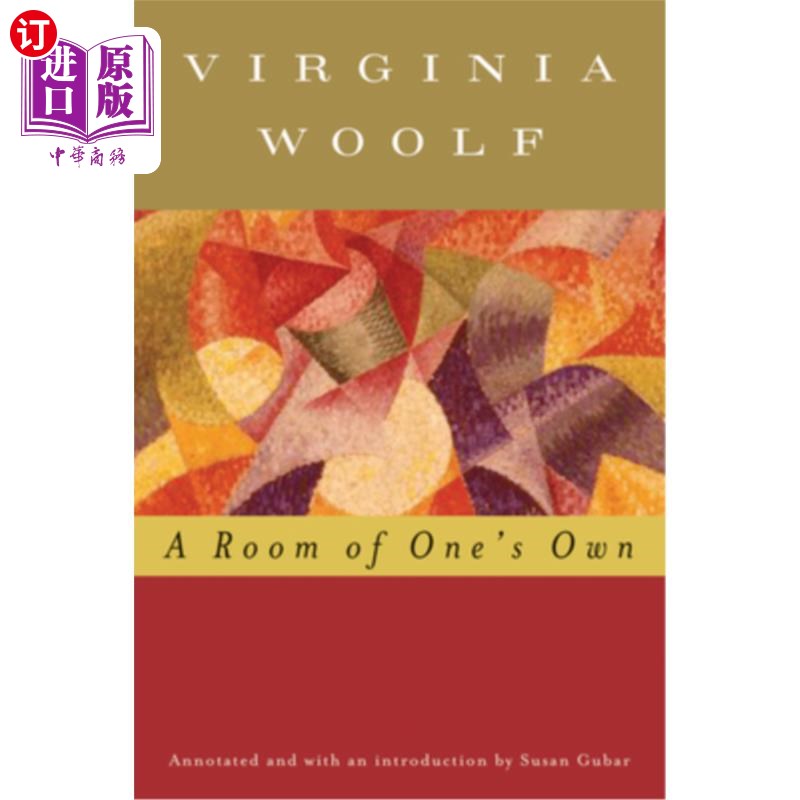海外直订A Room of One's Own (Annotated) 自己的房间（注）