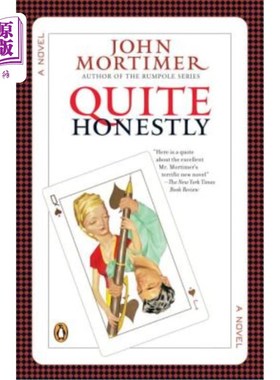 海外直订Quite Honestly 坦白说