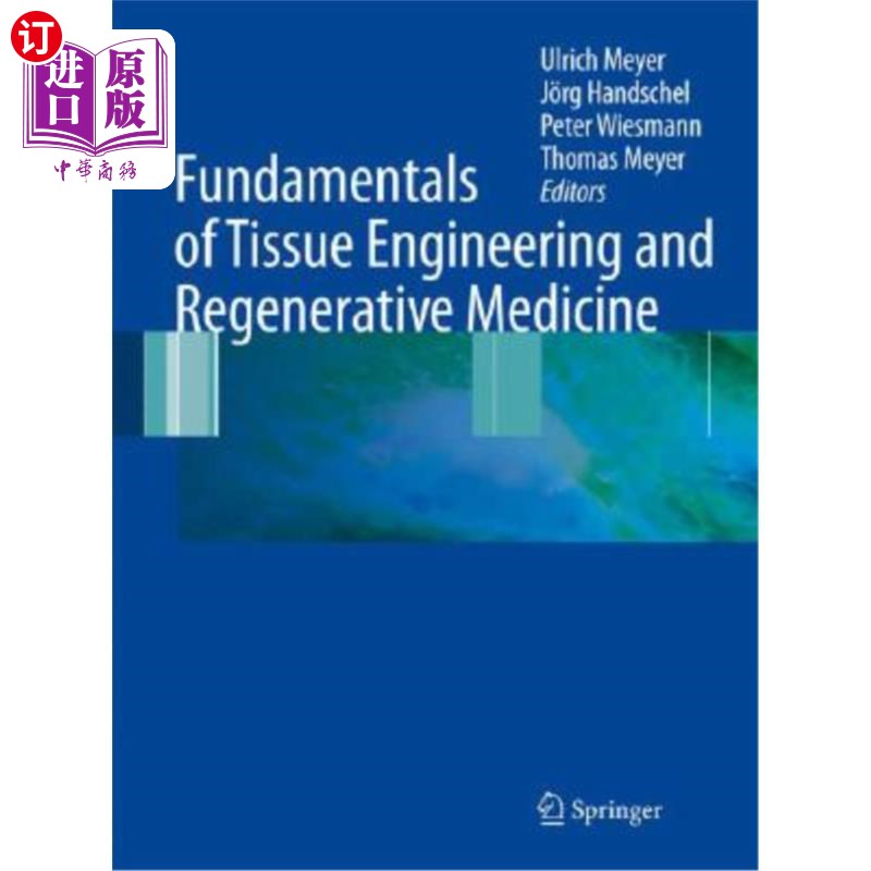 海外直订医药图书Fundamentals of Tissue Engineering and Regenerative Medicine 组织工程与再生医学基础“,