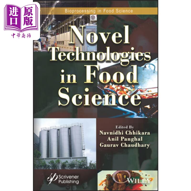 预售 食品科学生物加工新技术 Novel Technologies In Food Science 英文原版 Navnidhi Chhikara 新兴食品工程【中商原版】
