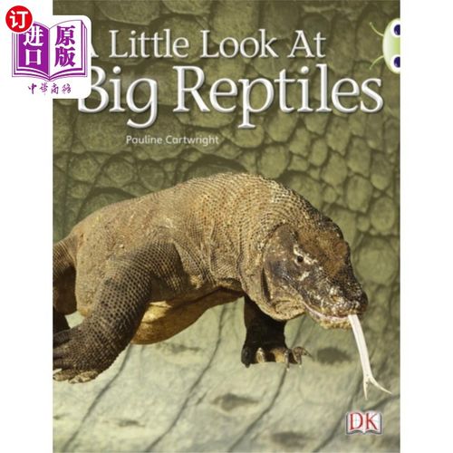 海外直订Bug Club Guided Non Fiction Year 1 Blue B A Little Look at Big Reptiles 虫子俱乐部指导的非小说第1年蓝色B一