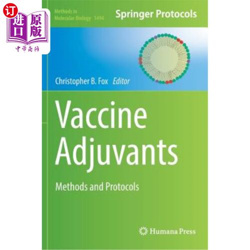 海外直订医药图书Vaccine Adjuvants: Methods and Protocols 疫苗佐剂:方法和方案