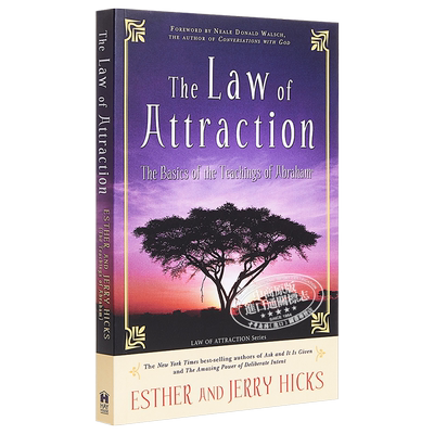吸引力法则 成就你的美好人生 豆瓣高分 英文原版 The Law of Attraction Esther Hicks Jerry Hicks【中商原版】