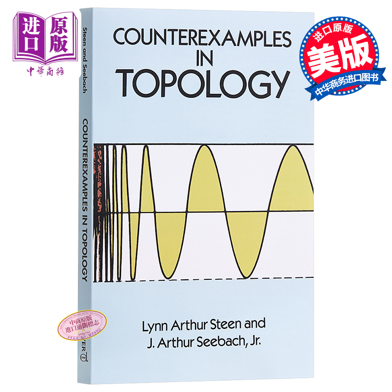 预售 Counterexamples in Topology 英文原版 拓扑学中的反例 Lynn Arthur Steen等【中商原版】