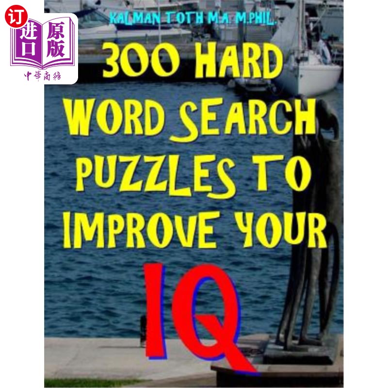 海外直订医药图书300 Hard Word Search Puzzles to Improve Your IQ: 300 Challenging Vocabulary Puzz 300个难词搜索谜题