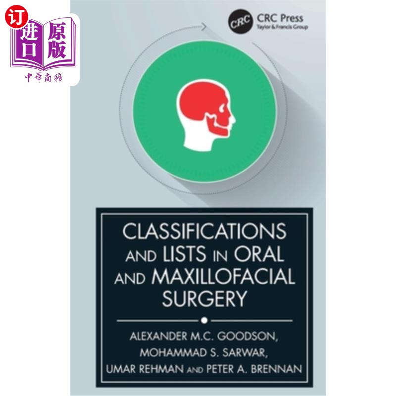 海外直订医药图书Classifications and Lists in Oral and Maxillofacial Surgery 口腔颌面外科分类与列表