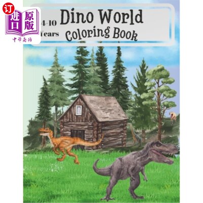 海外直订Dino World: Dino World: A Journey Through the Jurassic Era with the Dinosaur Col 恐龙世界：恐龙世界：侏罗纪