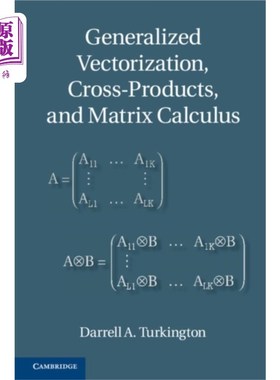 海外直订Generalized Vectorization, Cross-Products, and M... 广义向量化、叉积与矩阵演算