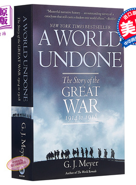 一战秘史 罗辑思维推荐 豆瓣阅读 英文原版 A World Undone The Story of the Great War G J Meyer【中商原版】