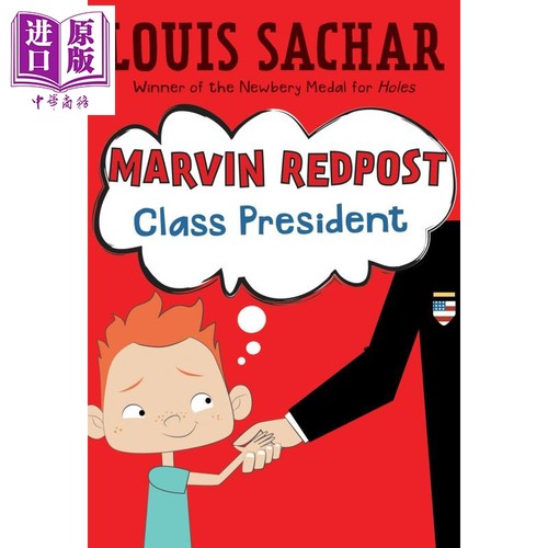 现货 麻烦精马文：5 Marvin Redpost 5：Class President 儿童文学 章节书 校园 430L 幽默搞笑 7~12岁 英文原版【中商原版】