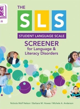 海外直订医药图书SLS Screener for Language & Literacy Disorders SLS筛选语言和读写障碍