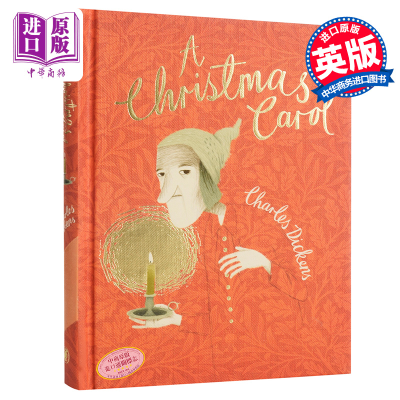 V&A puffin海雀收藏系列狄更斯圣诞颂歌英文原版 A Christmas Carol: V&A Collectors Edition Charles Dickens【中商原