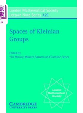 海外直订Spaces of Kleinian Groups Kleinian群的空间