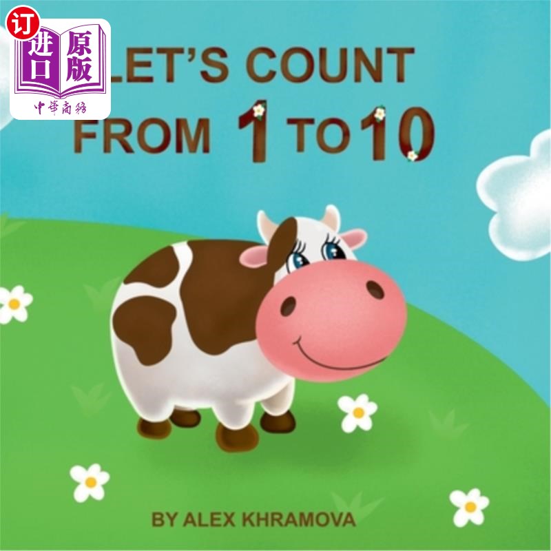 海外直订Let's count from 1 to 10 让我们从1数到10
