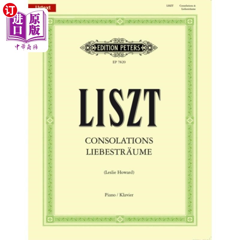 海外直订古英语 Consolations und Liebestraume 女人