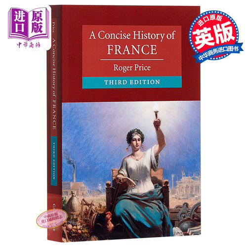 【中商原版】法国简史（剑桥国别简史丛书）英文原版 A Concise History of France (Cambridge Concise Histories)