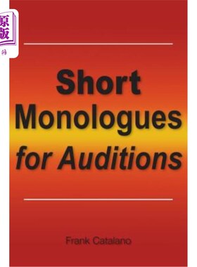海外直订Short Monologues for Auditions 短独白试镜