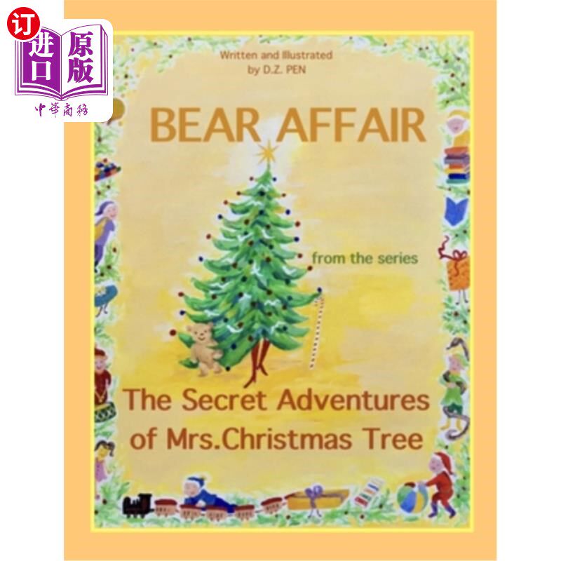 海外直订Bear Affair from the series The Secret Adventures of Mrs.Christmas Tree 《圣诞树夫人的秘密历险记》中的熊事