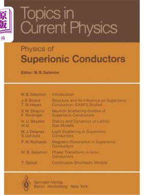 海外直订Physics of Superionic Conductors 超导体物理学“，