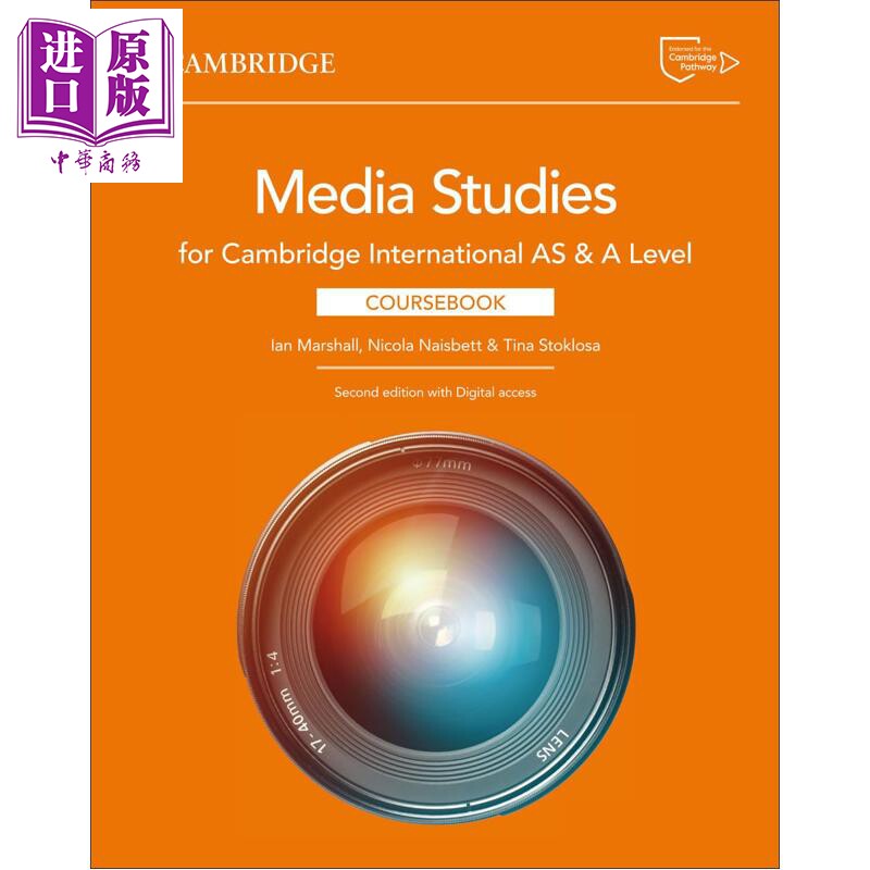 剑桥国际AS ALevel媒体研究课程教材含在线版2年Cambridge International AS & A Level Media Studies Coursebook【中商原版