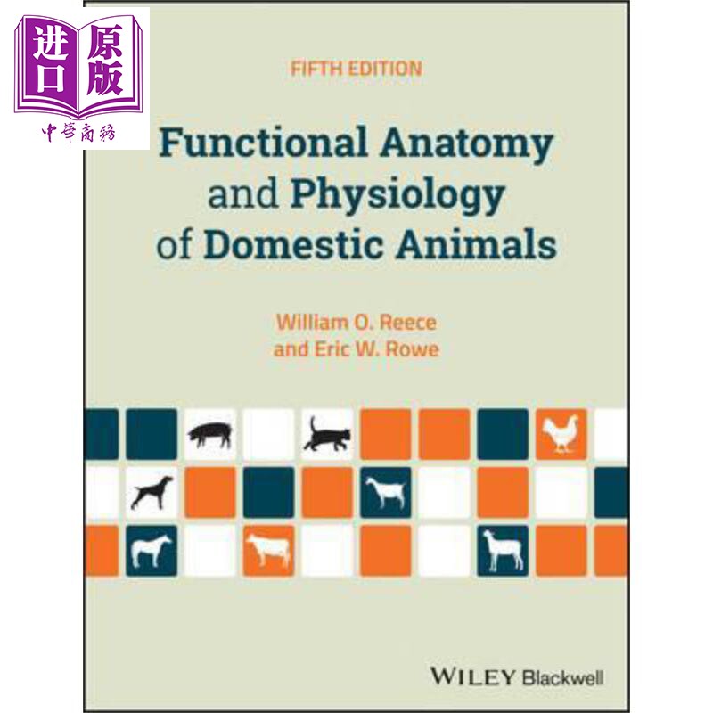 现货 Functional Anatomy and Physiology of Domestic Animals 5e【中商原版】
