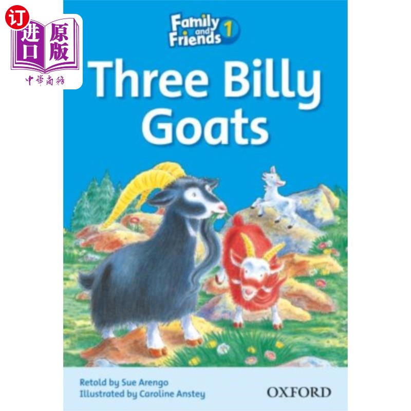 海外直订Family and Friends Readers 1: Three Billy Goats 亲朋好友读者1:三只比利山羊